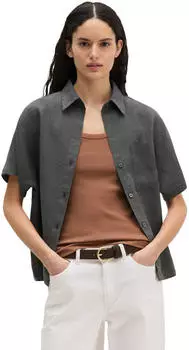 Marc O'Polo Leinenbluse Relaxed (M04113541019) oxide grey