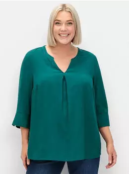 Sheego Longbluse (65003850) petrol