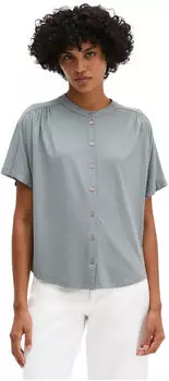 Marc O'Polo Kurzarmshirt aus LENZING&trade; ECOVERO&trade; quiet sea/grau