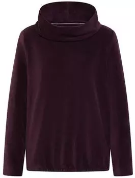 Cecil Cord Shirt mit gro&szlig;em Kragen (B324147) eggplant rot