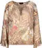 Monari Bluse Paisley Print Allover Regular Fit (410570) mocca gemustert