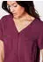 bonprix Shirtbluse figurumspielende Passform (93868395) beere