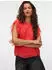 Vero Moda VMSMILLA S/L Frill O-Neck Top Regular Fit poinsettia