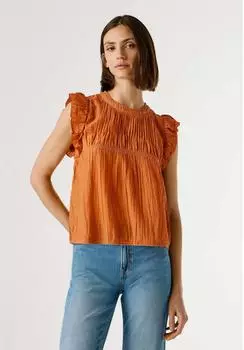 Pepe Jeans Dakota Ärmellose Bluse (PL3051379) dunkelorange