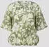 s.Oliver Strukturierte Viskosemix-Bluse im O-Shape (2174664) olive/cream