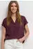 Street One Blusenshirt mit Hemdkragen und Elastiksaum Rot (A34676517820)