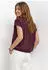 Street One Blusenshirt mit Hemdkragen und Elastiksaum Rot (A34676517820)