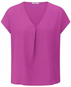 Peter Hahn Bluse V-Ausschnitt pink (123938)
