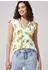 Street One Dropped Shoulder Shirt mit Split Neck Weiß (F32549130108)