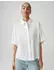 Opus Cotton Poplin Hemdbluse Loose Fit milk