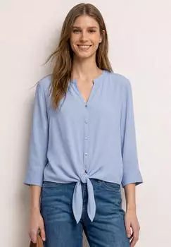 Street One A344285 Cord Bluse mit 3/4 &Auml;rmeln (A34664117501) blau