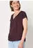 Street One Dropped Shoulder Blusenshirt mit Bändern Lila (F34666017464)