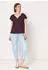 Street One Dropped Shoulder Blusenshirt mit Bändern Lila (F34666017464)