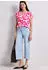 Street One Dropped Shoulder Blusenshirt mit Print Pink (A34640327281)