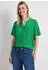 Street One Blusenshirt Unifarbe mit Split Neck Grün (A34646517740)