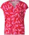 Street One Printed T-Shirt mit Knopfleiste (325315) salsa red