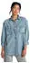 Billabong Down The Coast Langarmshirt Washed Loose Fit (46261443) ecru/hellblau