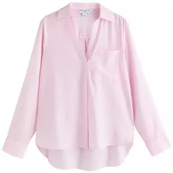 Next Fashion Bluse Relaxed Fit rosé/weiß