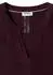 Cecil Kurzarmbluse mit Leinenanteil (68241860) rich burgundy