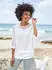 Heine Klassische Bluse mit Waschungseffekt (58425542) weiß