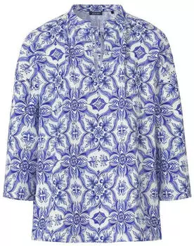 Joop! Bluse mit Stehkragen open blue