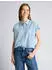 Tom Tailor Denim Boxy Fit Hemdbluse aus Baumwolle (1050272) hellblau/weiß