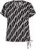 Betty Barclay Print Shirt mit Tunnelzug schwarz/beige