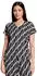 Betty Barclay Print Shirt mit Tunnelzug schwarz/beige