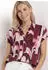 Street One Blusenshirt mit Hemdkragen und Elastiksaum (A34677237820) rustic rouge