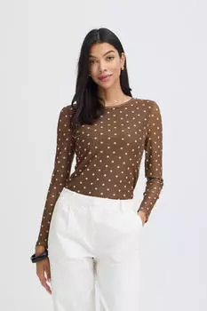 B.Young BYRunanna Bluse cloud dancer dots