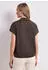 Street One Blusenshirt mit Hemdkragen und Elastiksaum Braun (A34676517276)