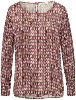 Peter Hahn Bluse Rundhals-Ausschnitt pink (111116)