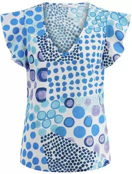 Peter Hahn Bluse blau (128682)