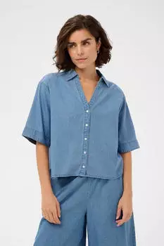 Kaffe Jade Bluse Loose Fit black denim