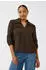 Kaffe KAnita Langarm-Bluse chocolate brown