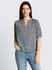 Tom Tailor 1049798 Klassische Bluse Regular Fit midnight navy blue/grau