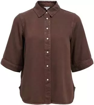 Object Collectors Item OBJFrame Bluse (23046164) dunkelbraun