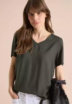Cecil Kurzarmbluse (10718939) khaki
