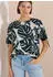 Cecil Bluse mit Rundhals und Raffung (B346721) palm breeze green