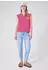 Street One Blusenshirt mit Split Neck und Tape-Details Pink (F34675717824)