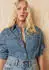 Levi's Teodora Lightweight Western Shirt (A7244) blue denim