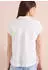 Cecil Short sleeve blouse with button placket vanilla white