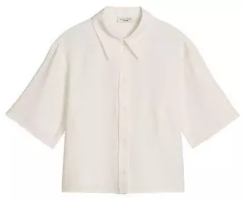 Marc O'Polo Crop-Bluse relaxed aus TENCEL&trade; Lyocell (5000008068) silky white