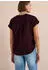 Cecil Kurzarmbluse mit Leinenanteil (B346255) rich burgundy