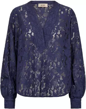 Mos Mosh MMLIARIVER Bluse (177150) royalblau