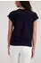 Monari Blusenshirt Regular Fit mit Schmucksteinen (410766) marine