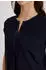 Monari Blusenshirt Regular Fit mit Schmucksteinen (410766) marine