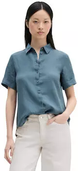 Marc O'Polo Leinenbluse Relaxed (88131718) bright sea/azur
