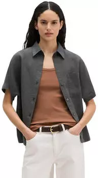 Marc O'Polo Leinenbluse Relaxed (56515603) oxide grau