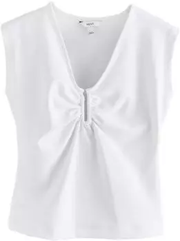 Next Fashion Hemd aus Leinengemisch (W1363314) weiß